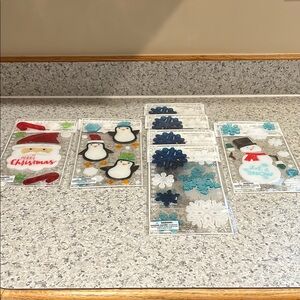 Festive Christmas Gel Clings Set